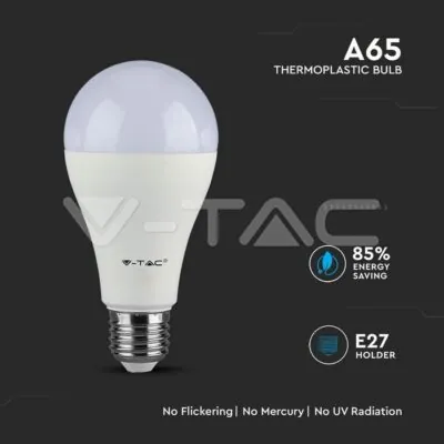 V-TAC VT-249 LED Крушка SAMSUNG Чип 12W E27 A++ A65 3000K