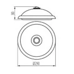 Kanlux 18121 ЛЕД Плафон FOGLER LED 220V 14W 4000K IP20