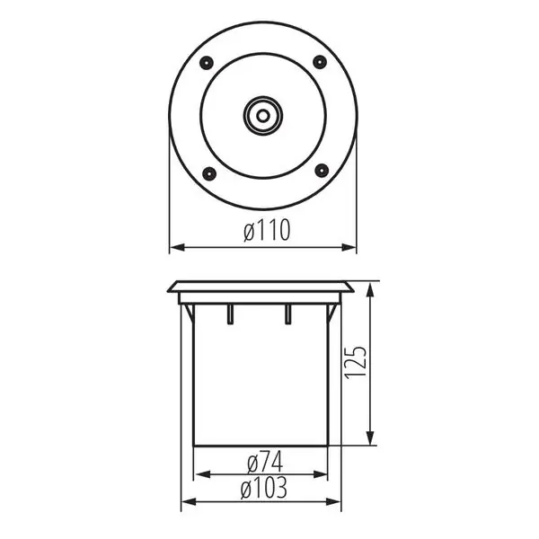 Kanlux 18194 Oprawa najazdowa MORO N GU10 220V