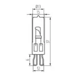Kanlux 18420 Халогенен източник на светлина G9 STAR 220V 20W 2700K