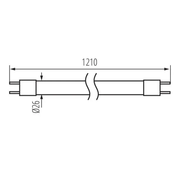 Kanlux 19924 Луминесцентна тръба T8 G13 36W 4000K