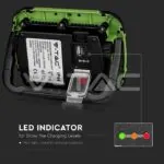 V-TAC VT-20039 20W LED Прожектор SAMSUNG Чип Презаредим USB + SOS Функция IP44 4000K