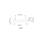 Vito 2010150 VT406-50W MATTE GOLDEN MR16 IP20 50W G5.3 220V