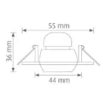 Vito 2010840 HERAKLES NICKEL IP20 20W G4 220V