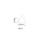 Vito 2010920 VT9242-20W MATTE CHROME IP20 20W G4 220V