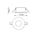 Vito 2012250 ASTRO-S NICKEL MR16 IP65 50W G5.3 220V