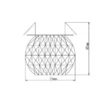 Vito 2012300 PALACE-4 ROUND CHROME GU5.3 MR16 IP20 50W G9 220V