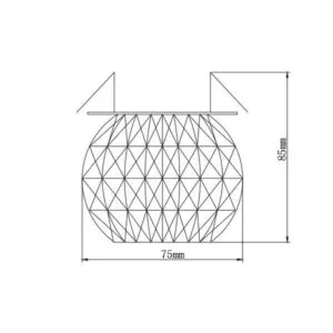 Vito 2012300 PALACE-4 ROUND CHROME GU5.3 MR16 IP20 50W G9 220V