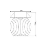 Vito 2012340 PALACE-8 ROUND CHROME GU5.3 MR16 IP20 50W G9 220V