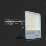 V-TAC VT-20177 100W LED Прожектор Със Светлинен Сензор SAMSUNG Чип Черно Тяло 6500K 100 lm/W