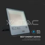 V-TAC VT-20183 200W LED Прожектор Със СветлиненСензор SAMSUNG Чип Черно Тяло 6500K 100 lm/W
