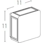 Zambelis E197 Външен ЛЕД фасаден аплик 4.2W 3000K IP65 220V