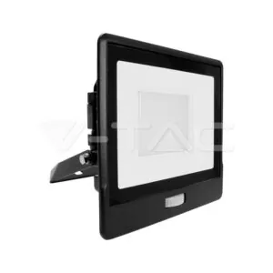V-TAC VT-20266 50W LED Прожектор PIR Сензор SAMSUNG Чип Черно Тяло 4000K