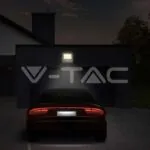V-TAC VT-20278 50W LED Прожектор PIR Сензор SAMSUNG Чип Бяло Тяло 4000K