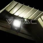 V-TAC VT-20282 10W LED Прожектор PIR Сензор SAMSUNG Чип Черно Тяло 6400K 1М Кабел
