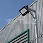V-TAC VT-20283 20W LED Прожектор PIR Сензор SAMSUNG Чип Черно Тяло 3000K 1М Кабел
