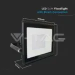 V-TAC VT-20313 50W LED Прожектор SAMSUNG Чип Черно Тяло 3000K