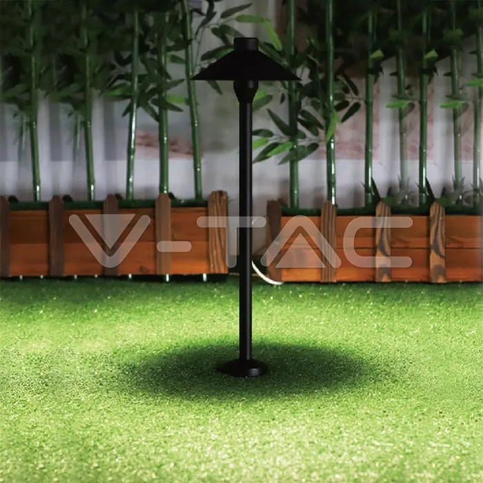 V-TAC VT-20318 7W Тяло Стойка/Колче IP65 Черно Тяло 6400К