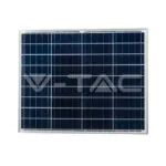 V-TAC VT-20341 50W Улична Лампа Соларна SAMSUNG Chip Бяло Тяло 6400K