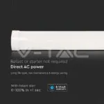 V-TAC VT-20344 10W LED Линейно Тяло SAMSUNG Чип 30см 100 lm/W 3000K