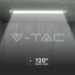 V-TAC VT-20363 30W LED Линейно Тяло SAMSUNG Чип 120см Пластик Бърза Връзка + Кабел 4000K 155 lm/W