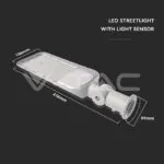 V-TAC VT-20430 LED Улична Лампа SAMSUNG Чип Сензор 30W 4000K 100 lm/W