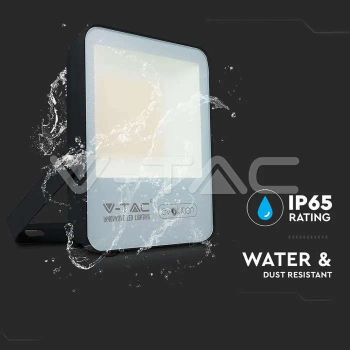 V-TAC VT-20450 30W LED Прожектор G8 Черно Тяло 6400K 185 lm/W