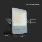 V-TAC VT-20450 30W LED Прожектор G8 Черно Тяло 6400K 185 lm/W