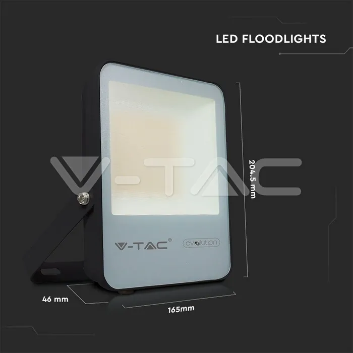 V-TAC VT-20450 30W LED Прожектор G8 Черно Тяло 6400K 185 lm/W