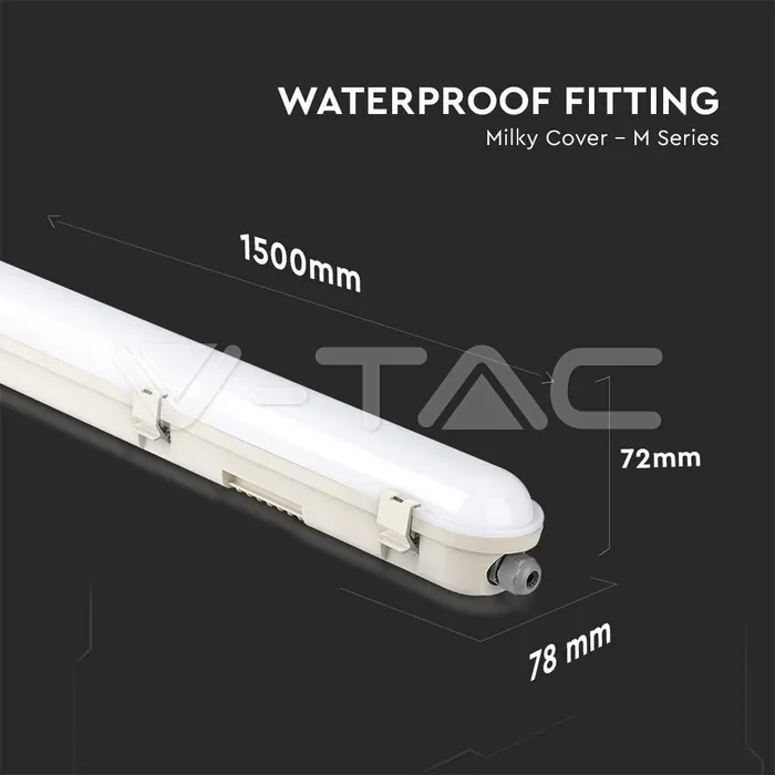 V-TAC VT-20476 LED Влагозащитено Тяло SAMSUNG Чип 150см 70W 6500K 120 lm/W