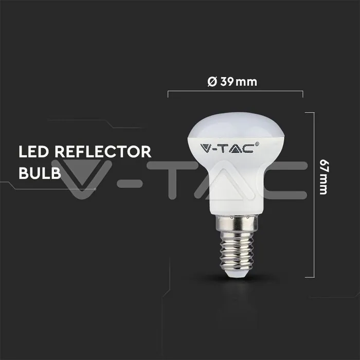 V-TAC VT-211 LED Крушка SAMSUNG Чип 3W E14 R39 4000K