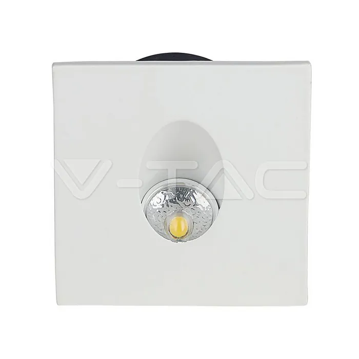 V-TAC VT-211210 3W LED Луна за Стена Квадрат 4000К