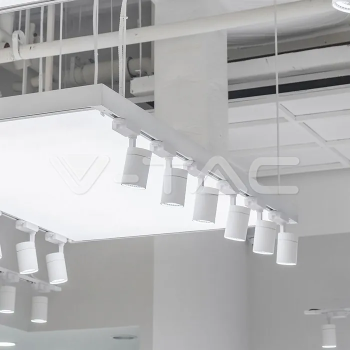 V-TAC VT-211256 35W LED Прожектор Релсов Монтаж Бяло Тяло 4000K