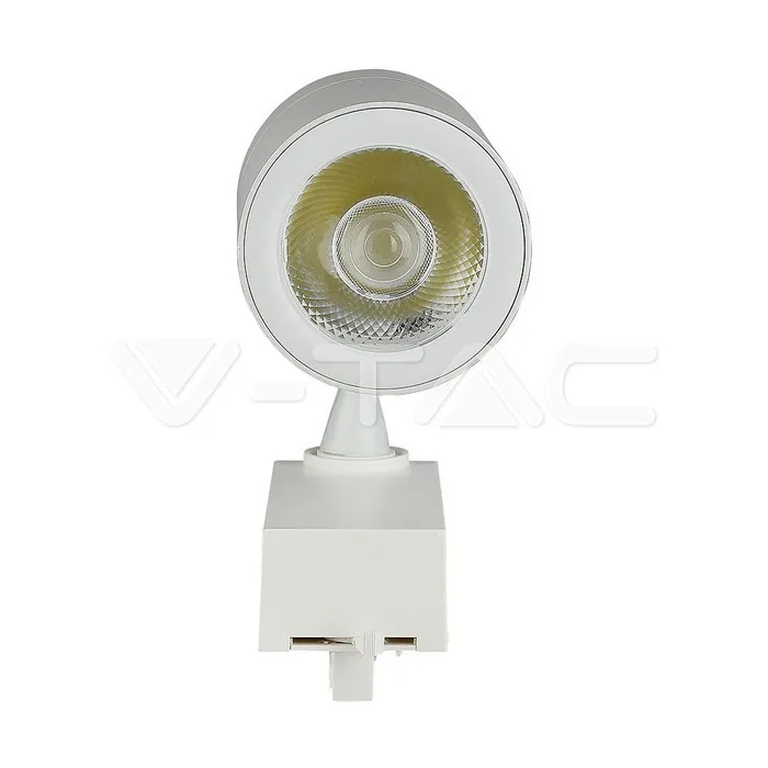 V-TAC VT-211256 35W LED Прожектор Релсов Монтаж Бяло Тяло 4000K