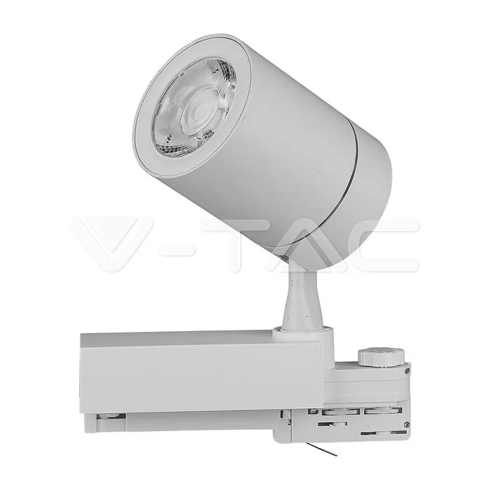 V-TAC VT-211256 35W LED Прожектор Релсов Монтаж Бяло Тяло 4000K