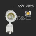 V-TAC VT-211256 35W LED Прожектор Релсов Монтаж Бяло Тяло 4000K