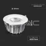 V-TAC VT-211278 30W СОВ Луна Кръгла A 6000K