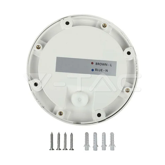 V-TAC VT-211314 2W LED   за Стъпала Бяло Тяло Кръг 4000К