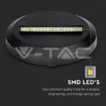 V-TAC VT-211316 2W LED   за Стъпала Черно Тяло Кръг 4000К