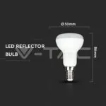 V-TAC VT-21138 LED Крушка SAMSUNG ЧИП 6W E14 R50 3000K