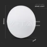 V-TAC VT-2113949 25W LED Плафон SAMSUNG Чип Frameless Кръг 6400K IP44 120lm/W