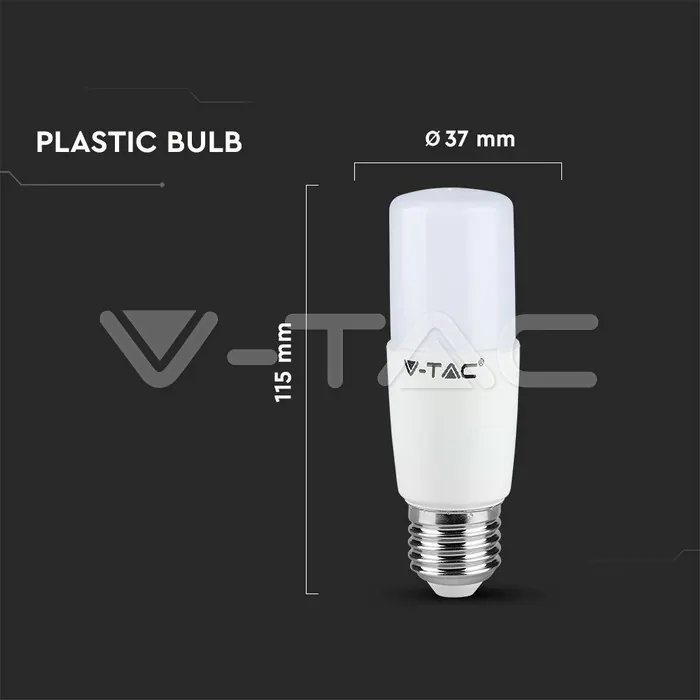 V-TAC VT-21146 LED Крушка SAMSUNG Чип 87.5 E27 T37 6500K