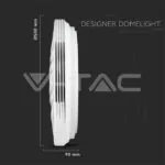 V-TAC VT-2114611 30W 60W 30W LED Дизайнерски Плафон Дистанционно Сменяем Сп. Вълни