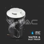 V-TAC VT-211469 1W LED Осветител за Стъпала Бял Четирипосочен 3000К