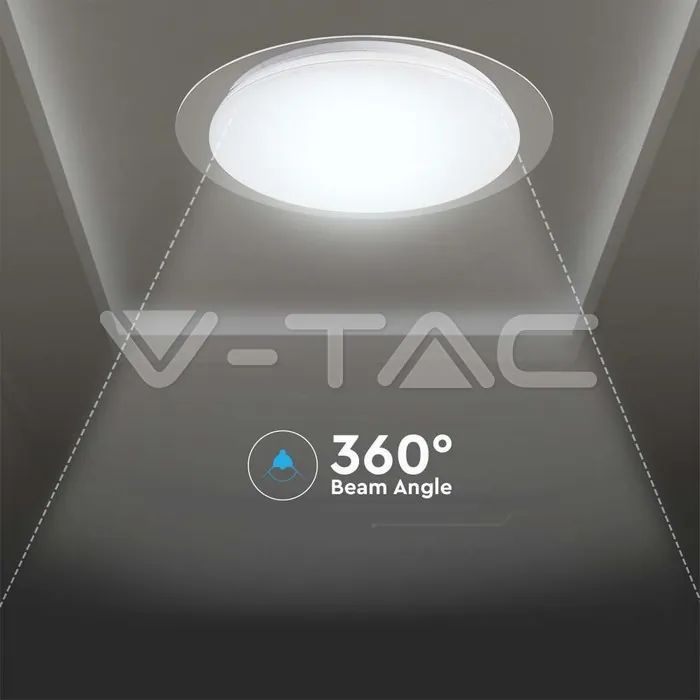 V-TAC VT-2114741 20W 40W 20W LED Дизайнерски Плафон Дистанционно Сменяем Сп. Ринг Ф400