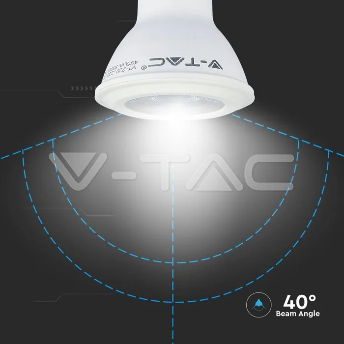 V-TAC VT-21149 LED Крушка SAMSUNG Чип 5.8W E27 PAR20 6500K