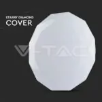 V-TAC VT-2114931 20W-40W-20W LED Плафон С Дистанционно 3в1 Диаманд Ф350