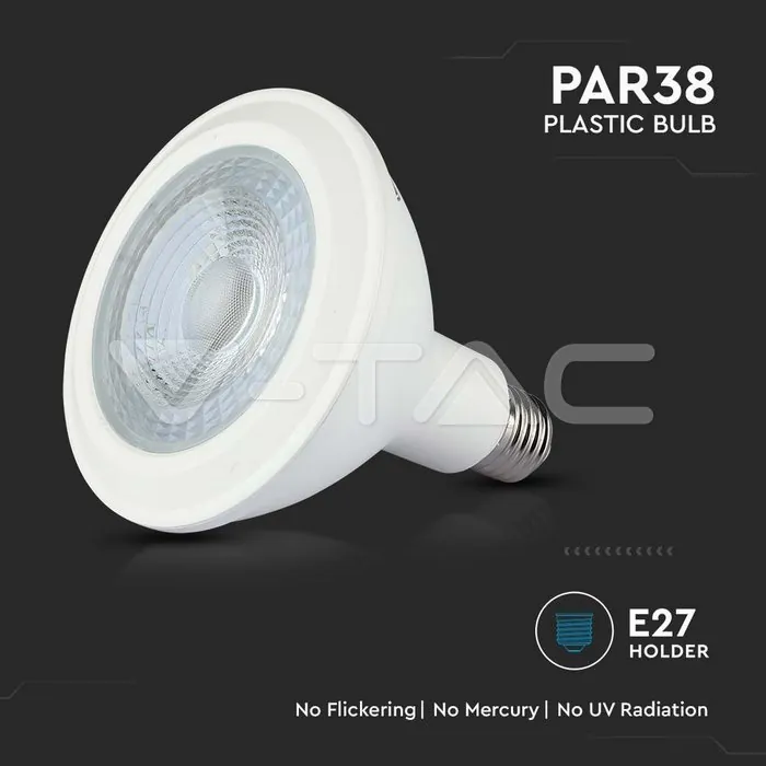 V-TAC VT-21150 LED Крушка SAMSUNG ЧИП 12.8W E27 PAR38 3000K