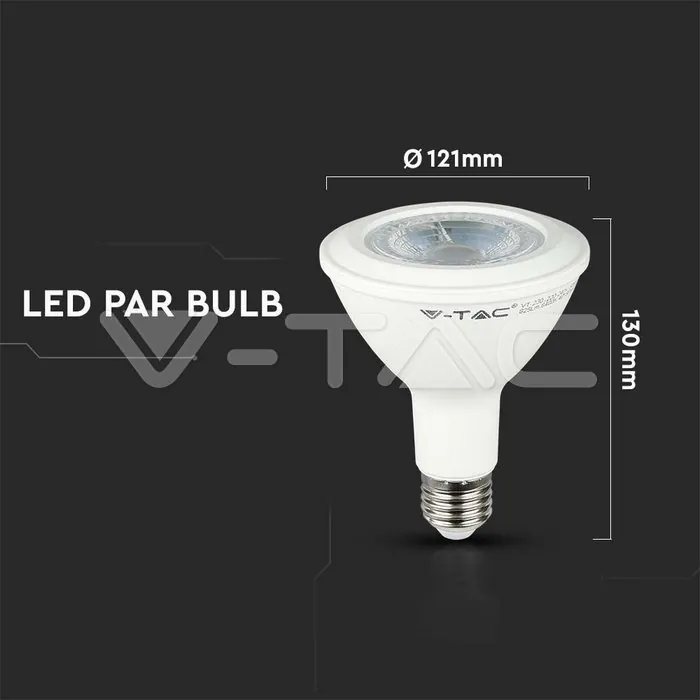 V-TAC VT-21150 LED Крушка SAMSUNG ЧИП 12.8W E27 PAR38 3000K