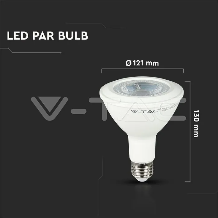 V-TAC VT-21151 LED Крушка SAMSUNG Чип 12.8W E27 PAR38 4000K